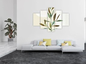 Obraz - Akvarelová vetvička N⁰2 (150x105 cm)