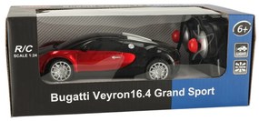 IKO Auto Bugatti Veyron na diaľkové ovládanie 1:24  - červené