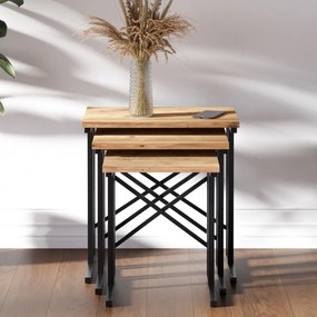Odkladací stolík Brown Cross, 3 ks
