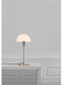 Nordlux - Stolová lampa ELLEN 1xE14/40W/230V matný chróm/biela