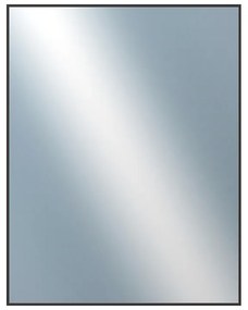 DANTIK - Zrkadlo v rámu, rozmer s rámom 70x90 cm z lišty Hliník hnedá (7001022)