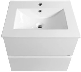 Aqualine Aqualine, PANEDA umývadlová skrinka 59,5x55x45,2cm, biela, PN260