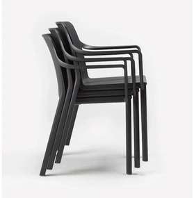 TIBERINA ARMCHAIR záhradná stolička s podrúčkami corda