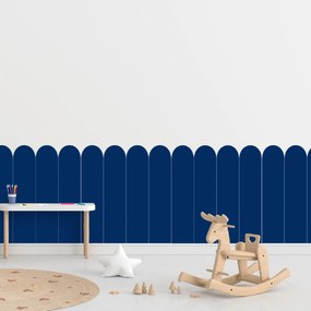 60x100cm Oblúk - Námornícka modrá farba - textilná nálepka na stenu Farba: Tmavá, Veľkosť: 80 cm