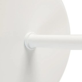 Nástenné svietidlo biele s objímkou E27 bez tienidla - matné