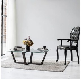 Konferenčný stolík AMALFI 35x105 cm borovica/číra