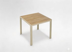 Záhradný stôl Devon 80 cm béžový