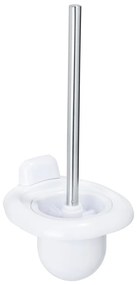 Biela nástenná plastová WC kefa Pure – Wenko