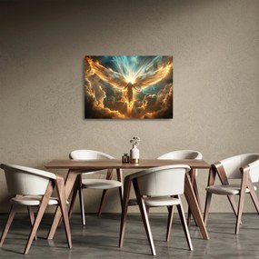 Sklenený obraz - Anjelská mytológia (70x50 cm)
