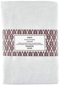 Záclona na šnurovanie AQUA polyester biela 140x260 Merkury Home