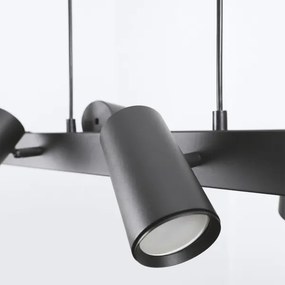 BRILAGI - LED RGBW Stmievateľný luster na lanku SELE 6xGU10/6,5W/230V čierny