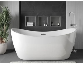 Mexen X-Wall-R, polička na zapustenie na obklad s golierom 30 x 30 cm, oceľová, 1910303010