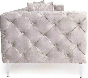 Čtyřmístná pohovka Como 344 cm šedá