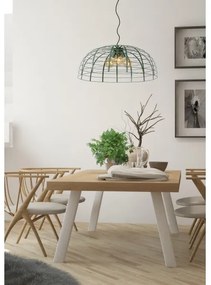 Lucide 45449/76/37 - Luster na lanku ELODIE 3xE27/40W/230V tyrkysová