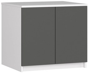 Nadstavba na skriňu Sashka II (biela + sivá). Akcia -12%. Vlastná spoľahlivá doprava až k Vám domov. 1070866