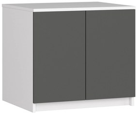 Nadstavba na skriňu Sashka II (biela + sivá). Akcia -14%. Vlastná spoľahlivá doprava až k Vám domov. 1070866