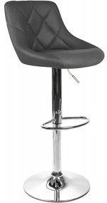 Barová stolička Roma sivá