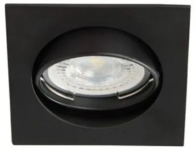 KANLUX Podhľadové výklopné bodové osvetlenie NAVI, 1x GX5,3, 50W, 81x81mm, hranaté, čierne