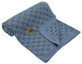 EKO - Bambusová deka ROSE 80x100 cm modrá