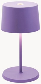 Malá prenosná stolová LED lampa Olivia Pro, stmievateľná