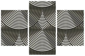 Abstraktný obraz - tvary (90x60 cm)