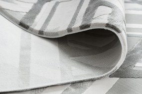 Dywany Łuszczów HRUBÝ KOBEREC DO OBÝVAČKY 80x300 GEOMETRICKÝ #AT4484