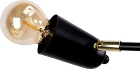 Toolight Toolight, 4-rammené stropné svietidlo, 4xE14, APP1708-4CP, čierna-zlatá, OSW-03628