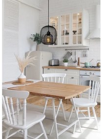 Lucide 78396/01/30 - Luster na lanku JERREL 1xE27/40W/230V čierna