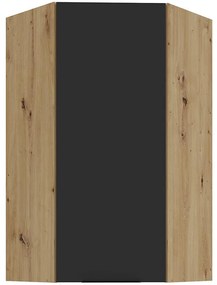 Kuchynská skrinka Aria-Bl/Ar Anti Fingerprint 60x60 Gn-108 1f (45°)