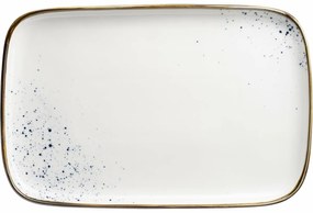 Mäser Obdĺžnikový podnos Pintar Biele modré bodky30 x 20 x 2 cm, L