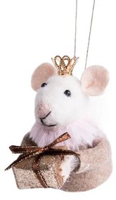 Závesná vianočná dekorácia PETTIES myška 709784
