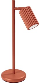 Sollux SL.1643 - Stolná lampa KARBON 1xGU10/10W/230V červená