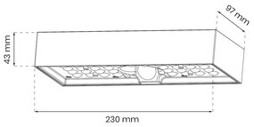 Exteriérové solárne nástenné LED svietidlo Brick, 1x LED 6w, čierna, pohybový senzor
