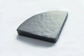 Podložky pod kvetináč PUT, umelý kamen, 7 x 7 cm, 4-set, sivá