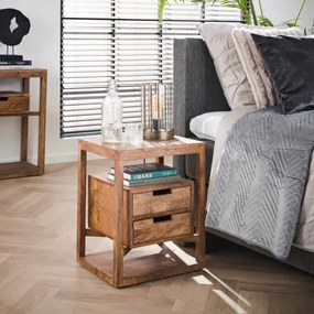 Nočný stolík 22-31 Sahara Drevo Mango - Komfort-nábytok