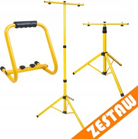 Sada 2 halogénových LED reflektorov na statívové osvetlenie na renováciu