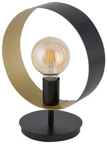 Sigma Stolná lampa HAPPY 1xE27/60W/230V čierna/zlatá SI0051