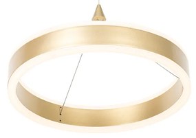 Závesné svietidlo mosadz 30 cm vrátane LED 3-stupňový stmievač - Lyani