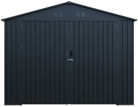 Plechová garáž BestBerg AG-18A / 18 m² / 602 x 300 x 232 cm / sivá