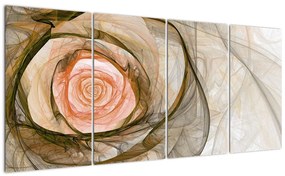 Abstraktný ruže - obraz