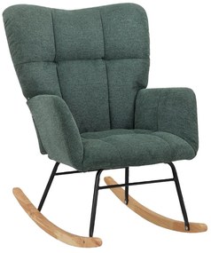 Zelené hojdacie kreslo Elza – Støraa