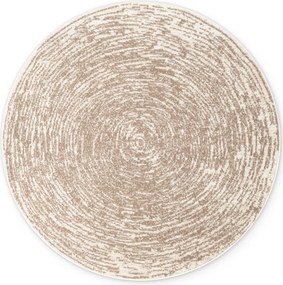 Kusový koberec Gloria Cavallo 106258 Creme Beige kruh, 120x120 (priemer) kruh, béžová, chodba / predsieň, Hanse Home