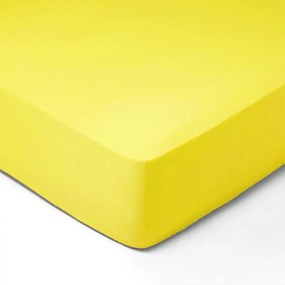 Prestieradlo, Jersey, svetlo žltá 70 x 140 cm