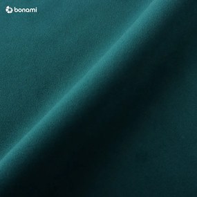 Petrolejovozelená zamatová podnožka Milo Casa Santo