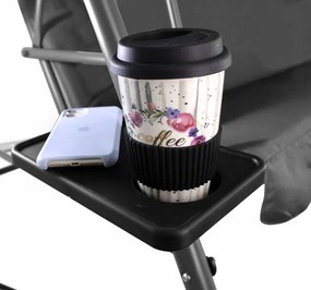 Zahradní houpačka DOLLI 170 cm šedá