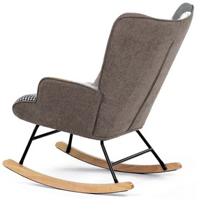 Hojdacie kreslo PW2, patchwork