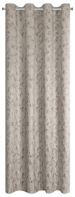ZATEMŇOVACÍ ZÁVES NA KRÚŽKOCH KORNELIA 140X250 CM SVETLOBÉŽOVÁ