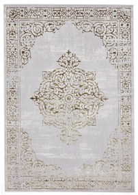 Koberec vo svetlosivo-zlatej farbe 120x170 cm Artemis – Think Rugs