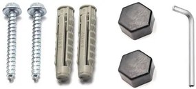 Nástenný stojan na kvety HONUNG RUSTIC Loft čierny