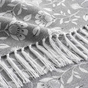Sivá deka 125x150 cm Flavie – douceur d'intérieur